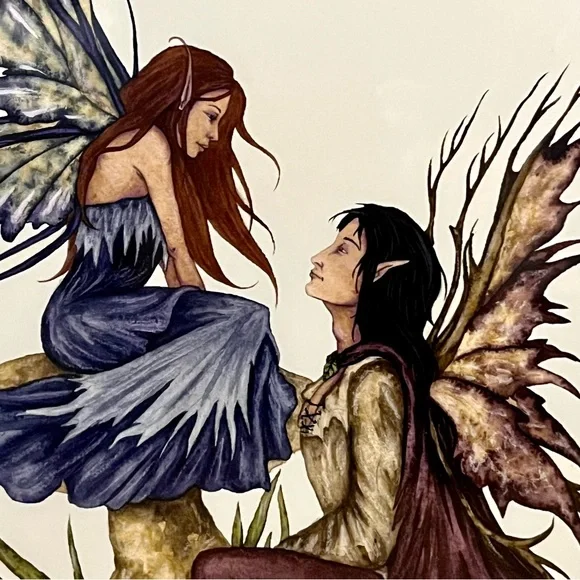 Amy Brown Always 1999 fairy art print | VTG Y2K collectible out of print unused - Picture 2 of 5